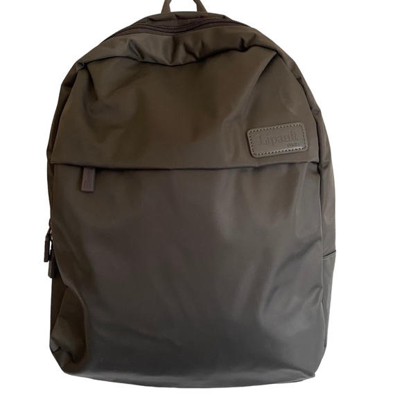 Lipault Paris Bags Lipault Paris Laptop Backpack Gray Compartments